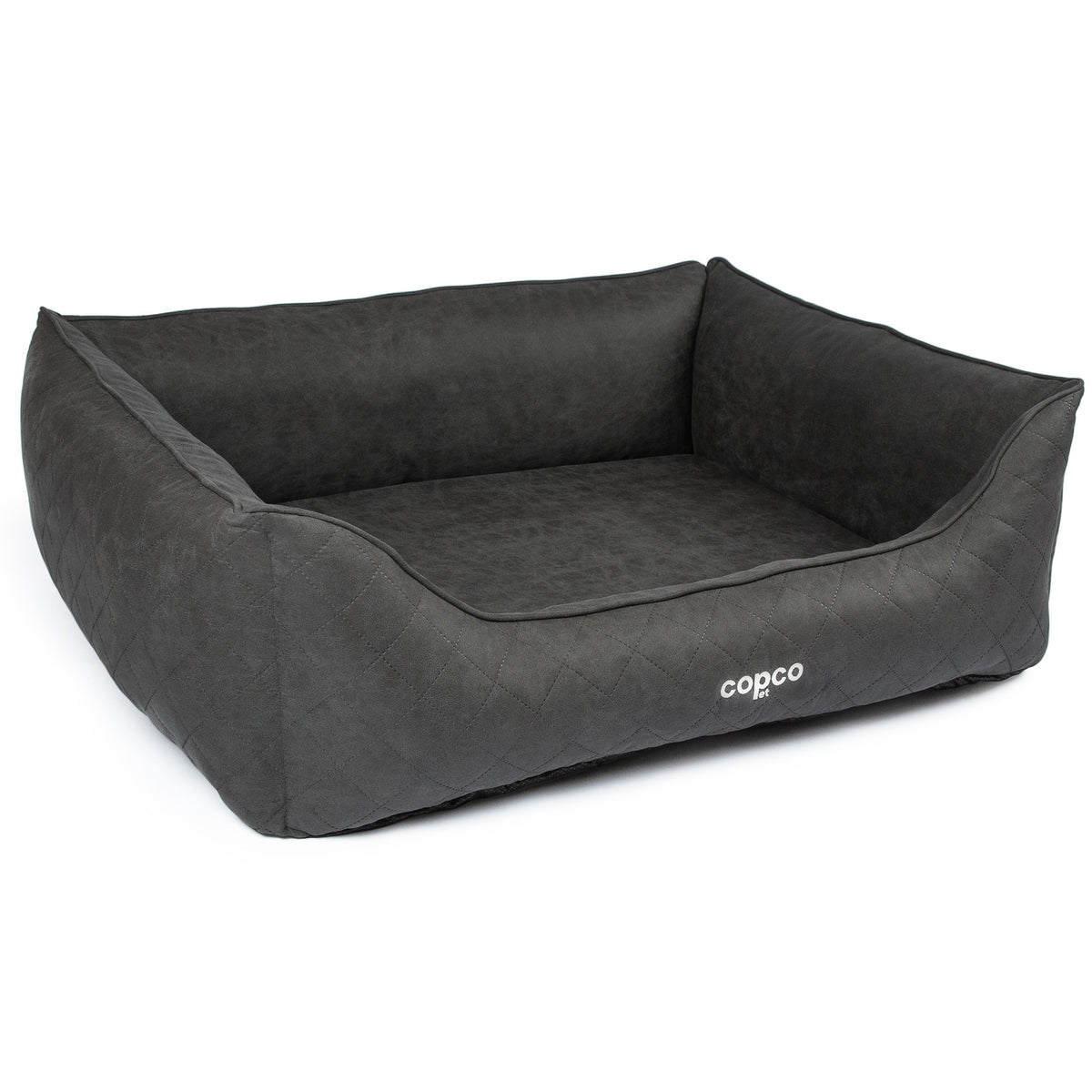 Orthopädisches Hundebett Hugo – gesteppter Polsterstoff, waschbar & rutschfest für kleine & große Hunde