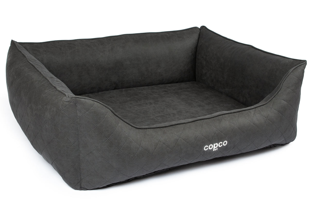 Orthopädisches Hundebett Hugo – gesteppter Polsterstoff, waschbar & rutschfest für kleine & große Hunde